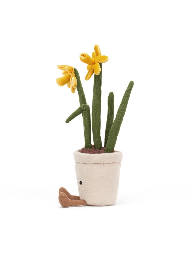 Jellycat Amuseables Daffodil Plush Toy 27cm – Super Soft Daffodil Plant Soft Toy for Gifts, Nursery Decor, and Collectors - Image 3
